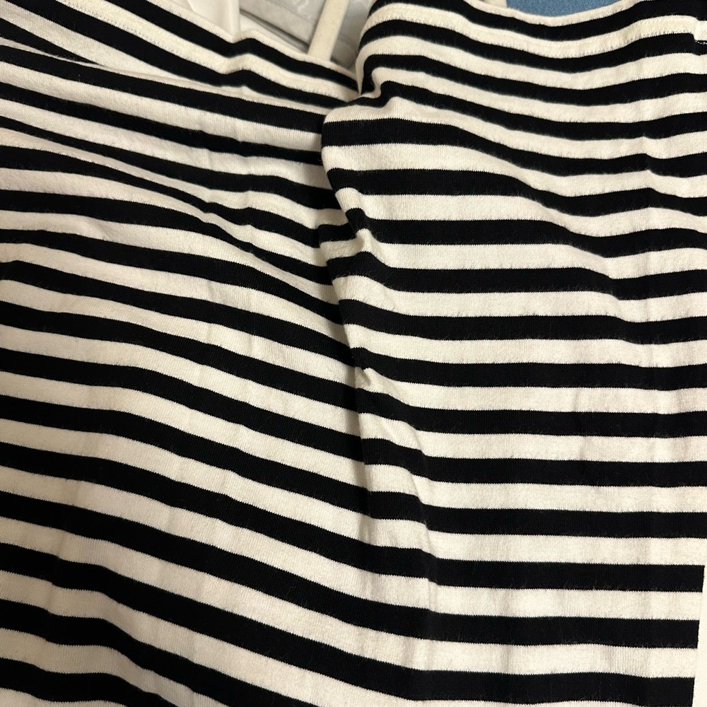 Kate Spade Black and White Striped Top - Picture 7 of 12